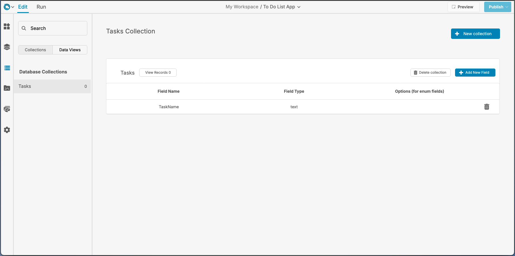 Create a Data Collection