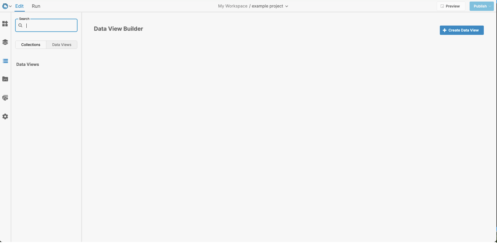 Accessing the Dataview Panel