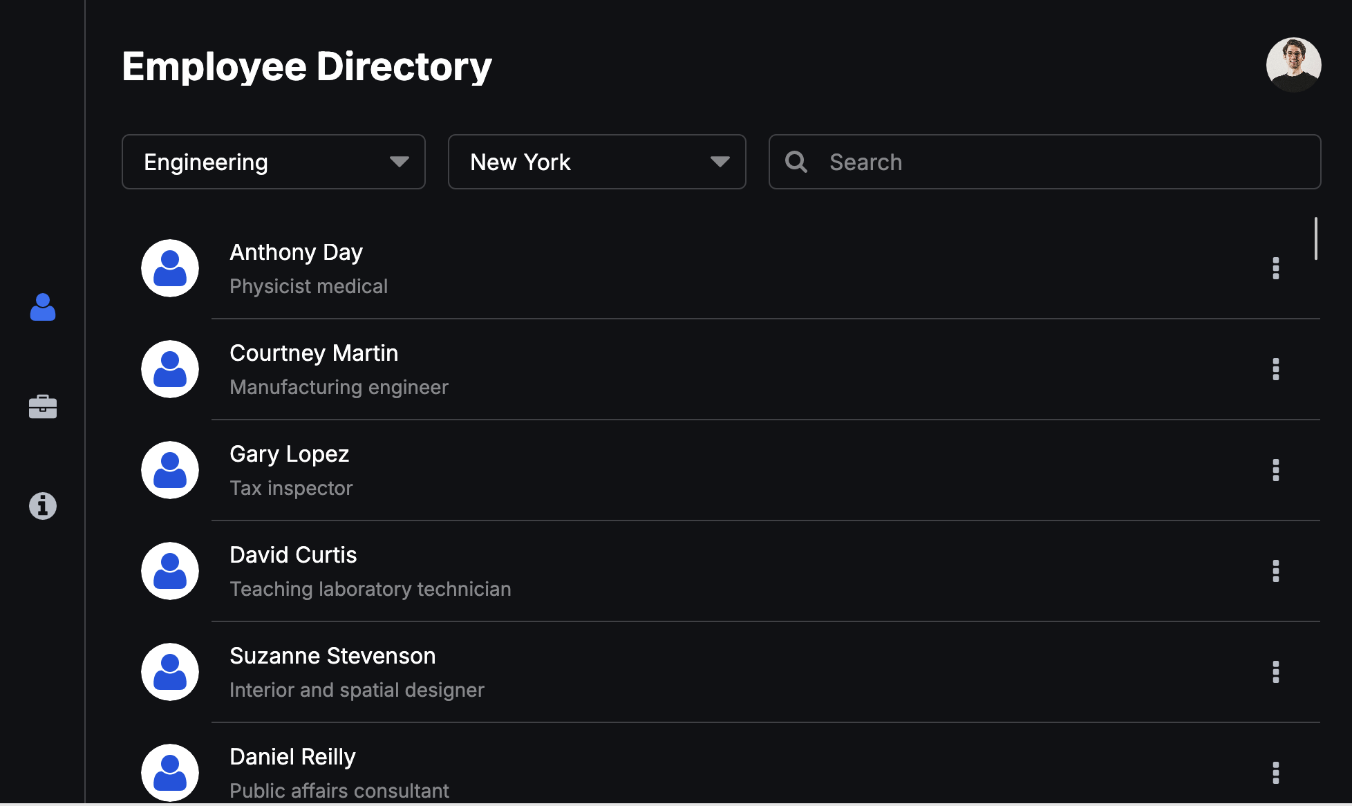 Sample UI